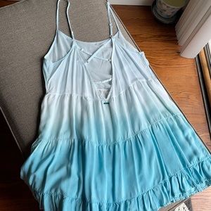 Ombré swim suit cover up dress